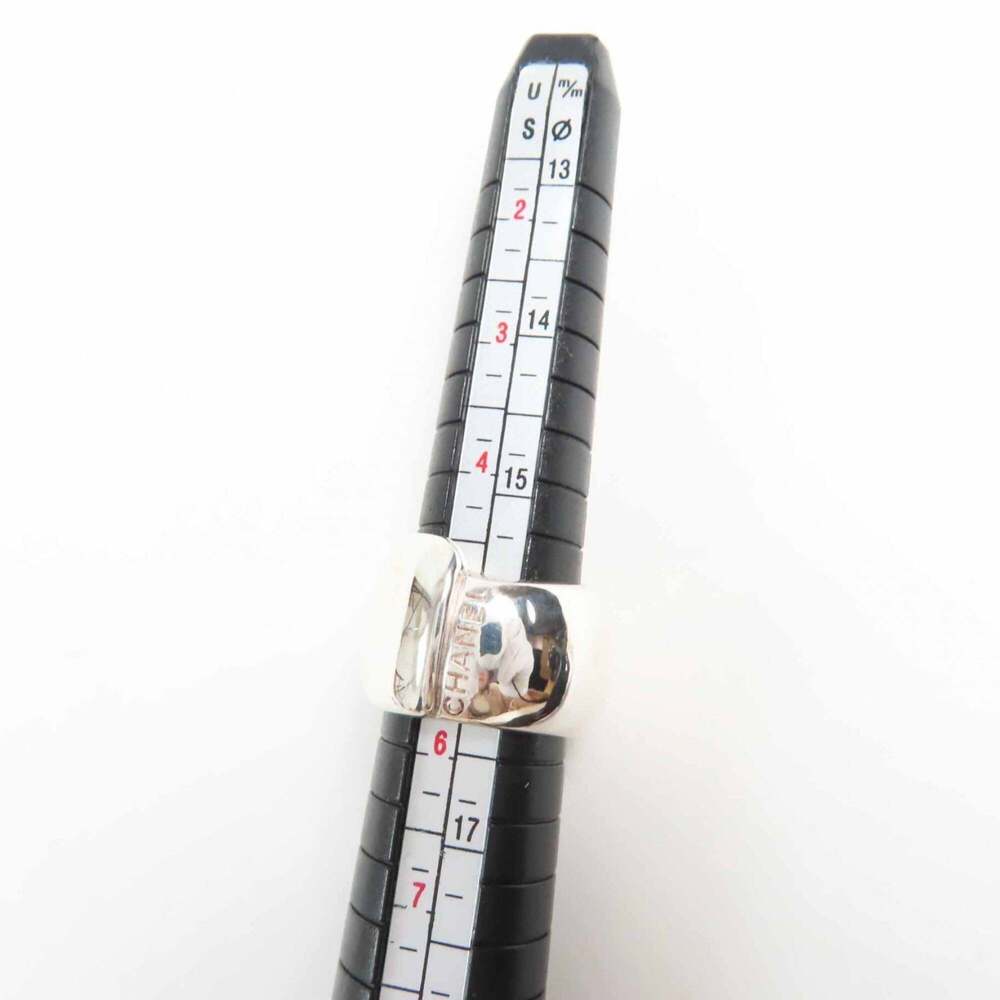 CHANEL Authentic Vintage Silver Ring - Picture 6 of 8